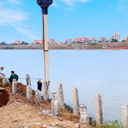 Dự án thi công cục bê tông tại Hải Dương  khối lượng 240md